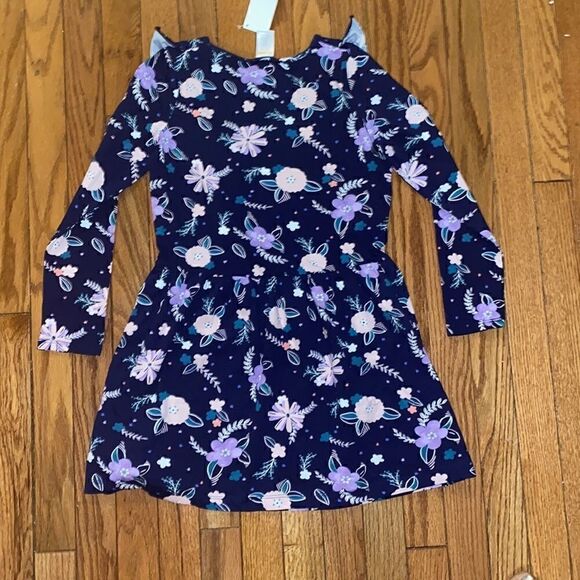NWT Medium size 7/8 Gymboree long sleeve floral dress - Picture 4 of 4